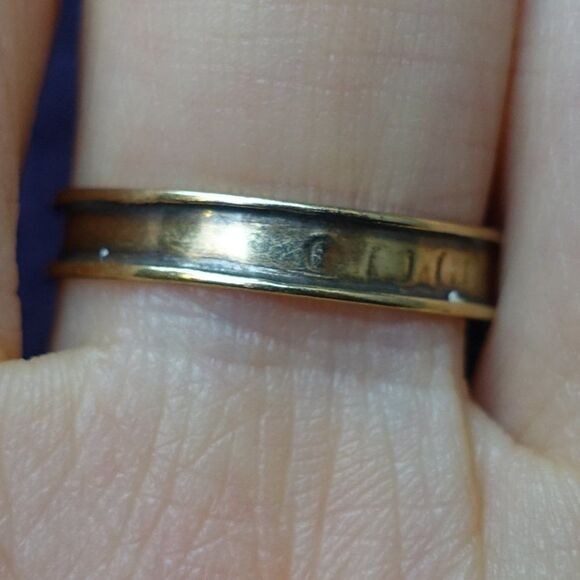 envelope/locket mourning ring with lithograph 1867 - Picture 5 of 8